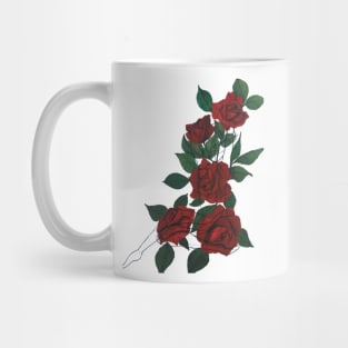 Hidden Flowers in Hidden People - Crimson Rose Mug